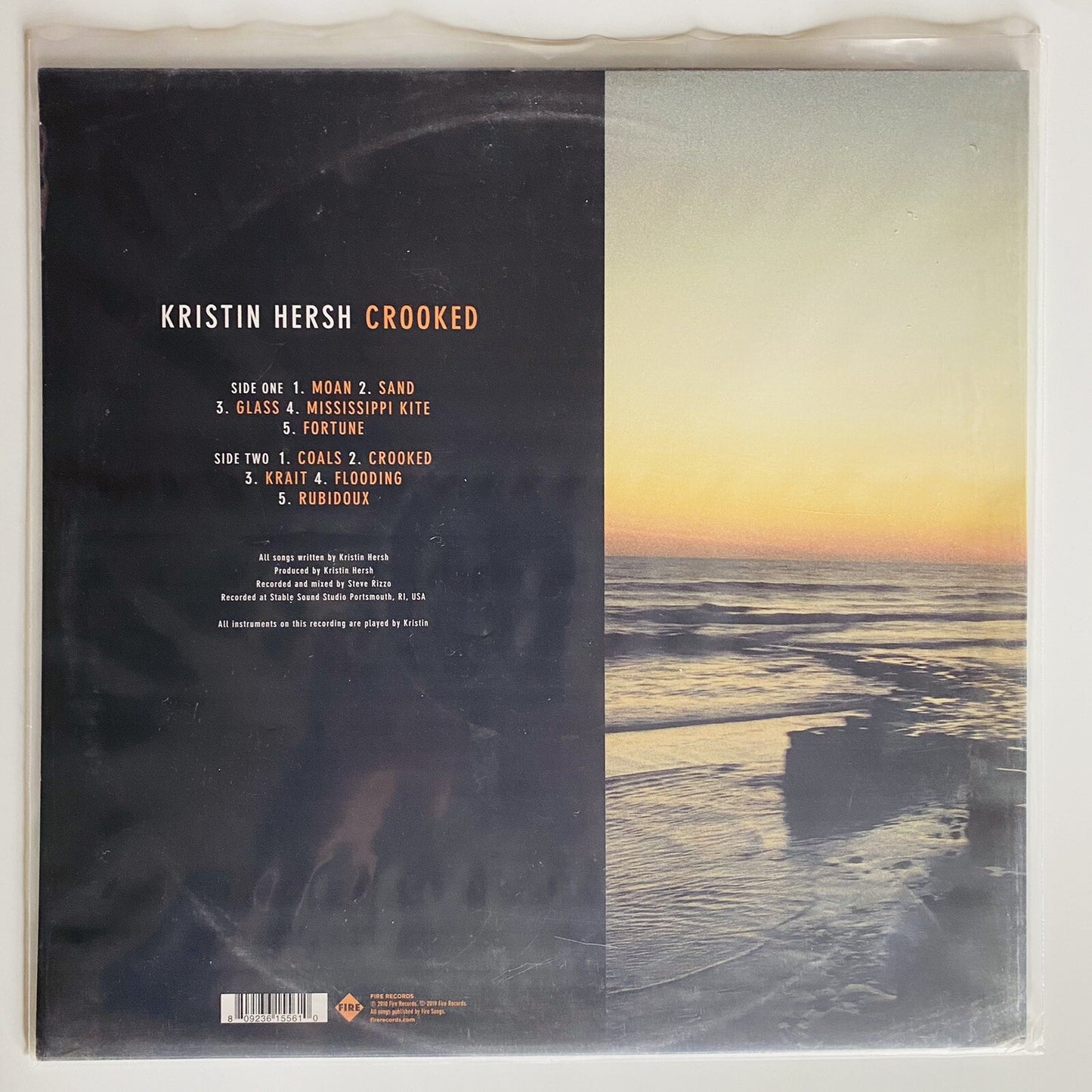 Kristin Hersh CROOKED Color Vinyl LP Record  THROWING MUSES NM/VG+