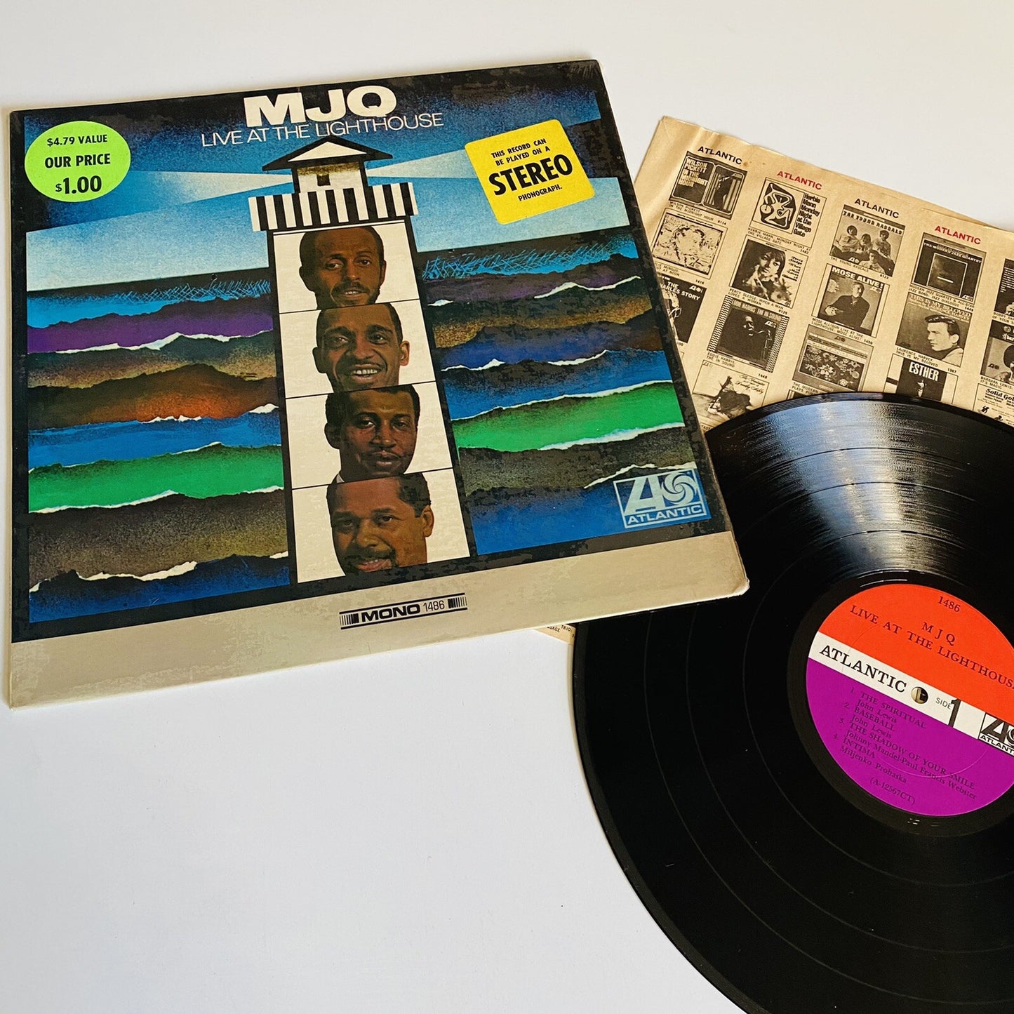 MJQ (Modern Jazz Quartet) LIVE AT THE LIGHTHOUSE Mono 12 Essentials