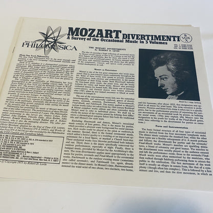 Mozart Divertimenti A SURVEY IN 3 VOLUMES Vinyl 3xLP Records VG+