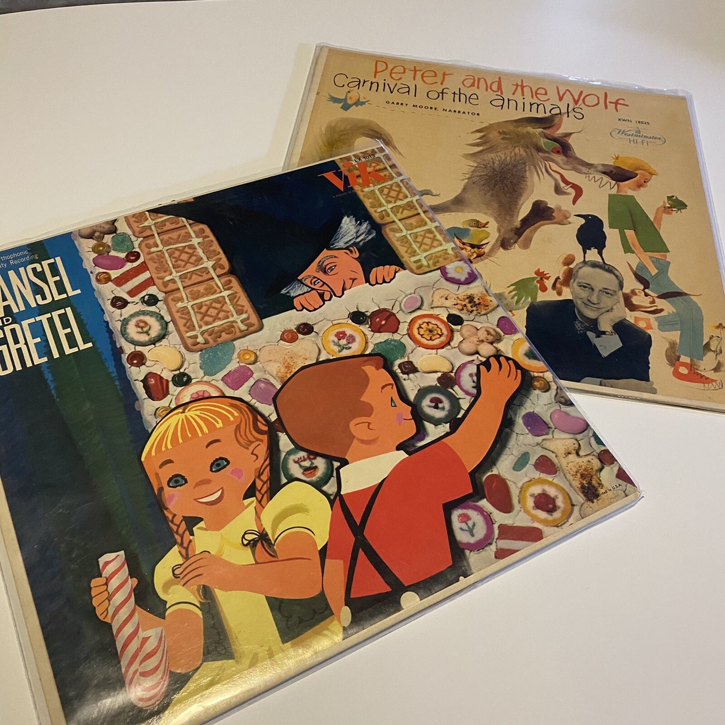 Hansel & Gretel + Peter & the Wolf VINYL LP RECORDS VG+