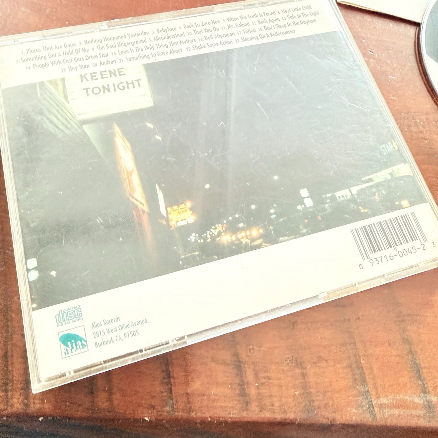 Tommy Keene THE REAL UNDERGROUND Compact Disc CD Excellent Cond