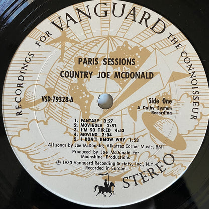 Country Joe McDonald VINYL 4xLP RECORDS BUNDLE VG+