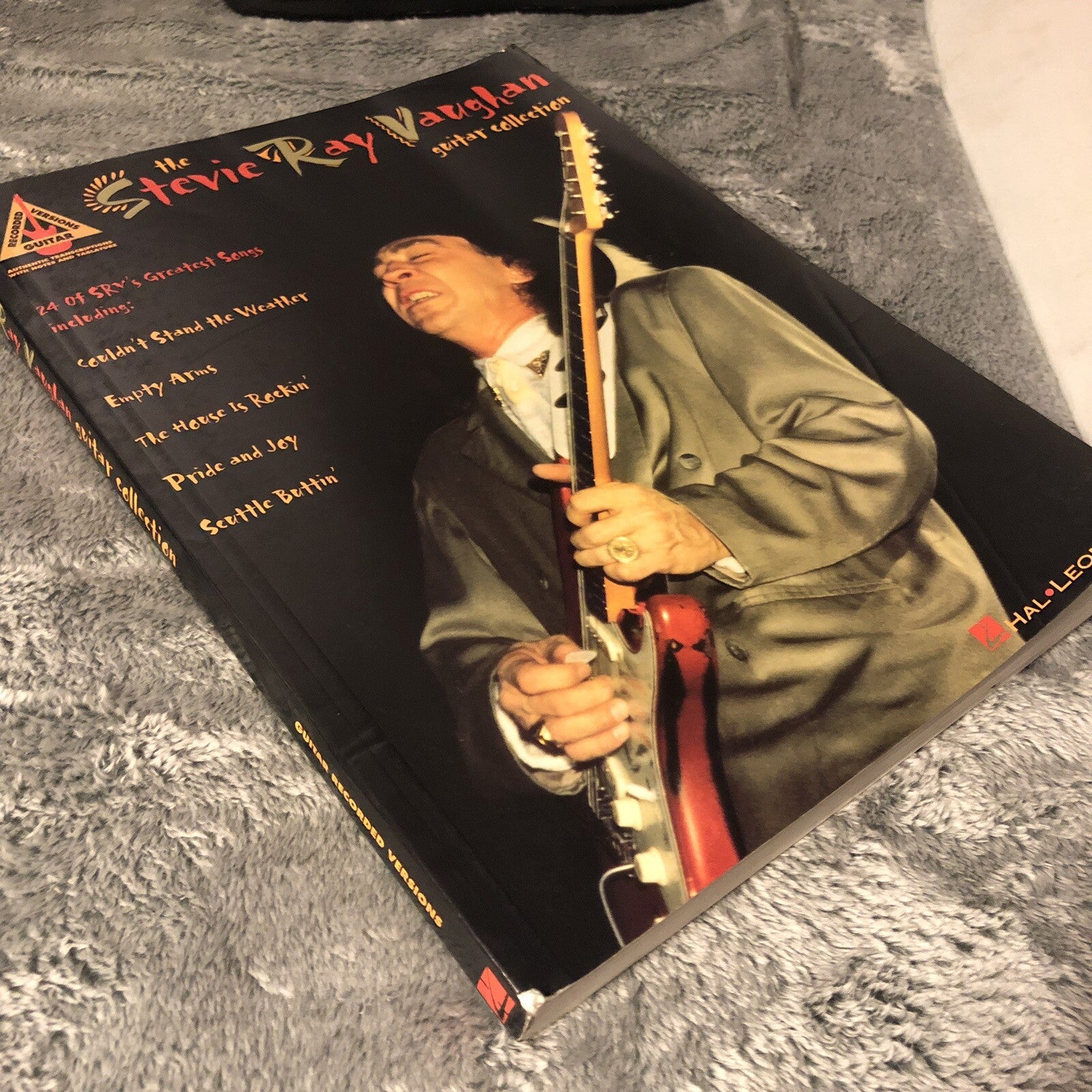 The Stevie Ray Vaughan Guitar Collection (Paperback) Used But In Great Condition