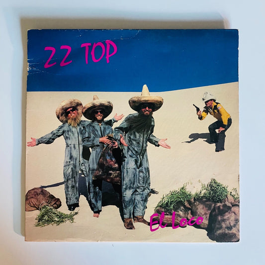ZZ Top EL LOCO Vinyl LP Record w/inner BSK 3593 VG+