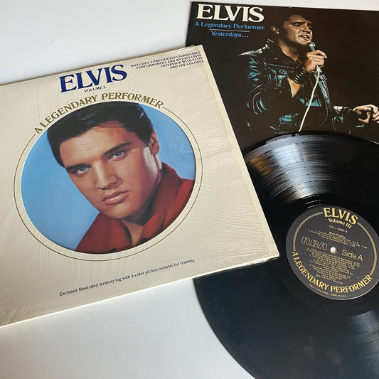 Elvis Presley LEGENDARY PERFORMER VOL 3 Vinyl LP Record VG+