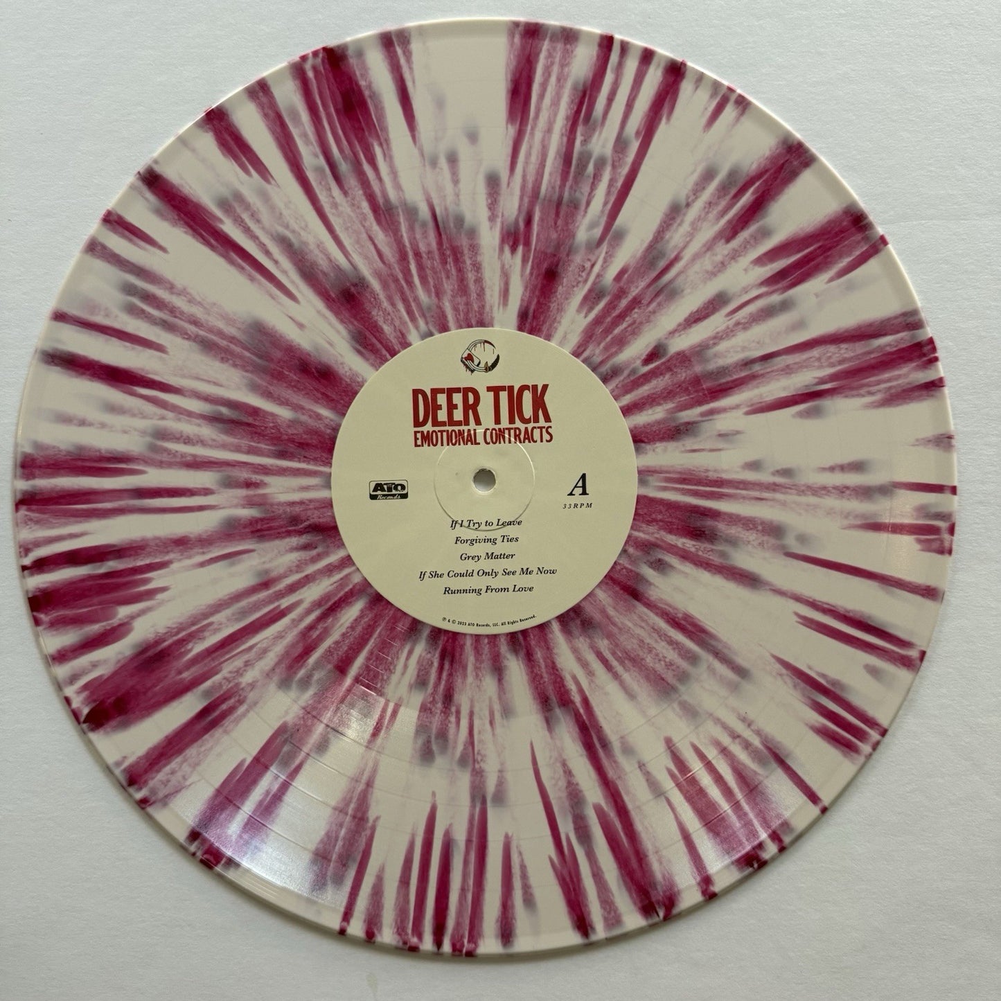 Deer Tick EMOTIONAL CONTRACTS Color Vinyl LP Record SIGNED POSTCARD Download NEW
