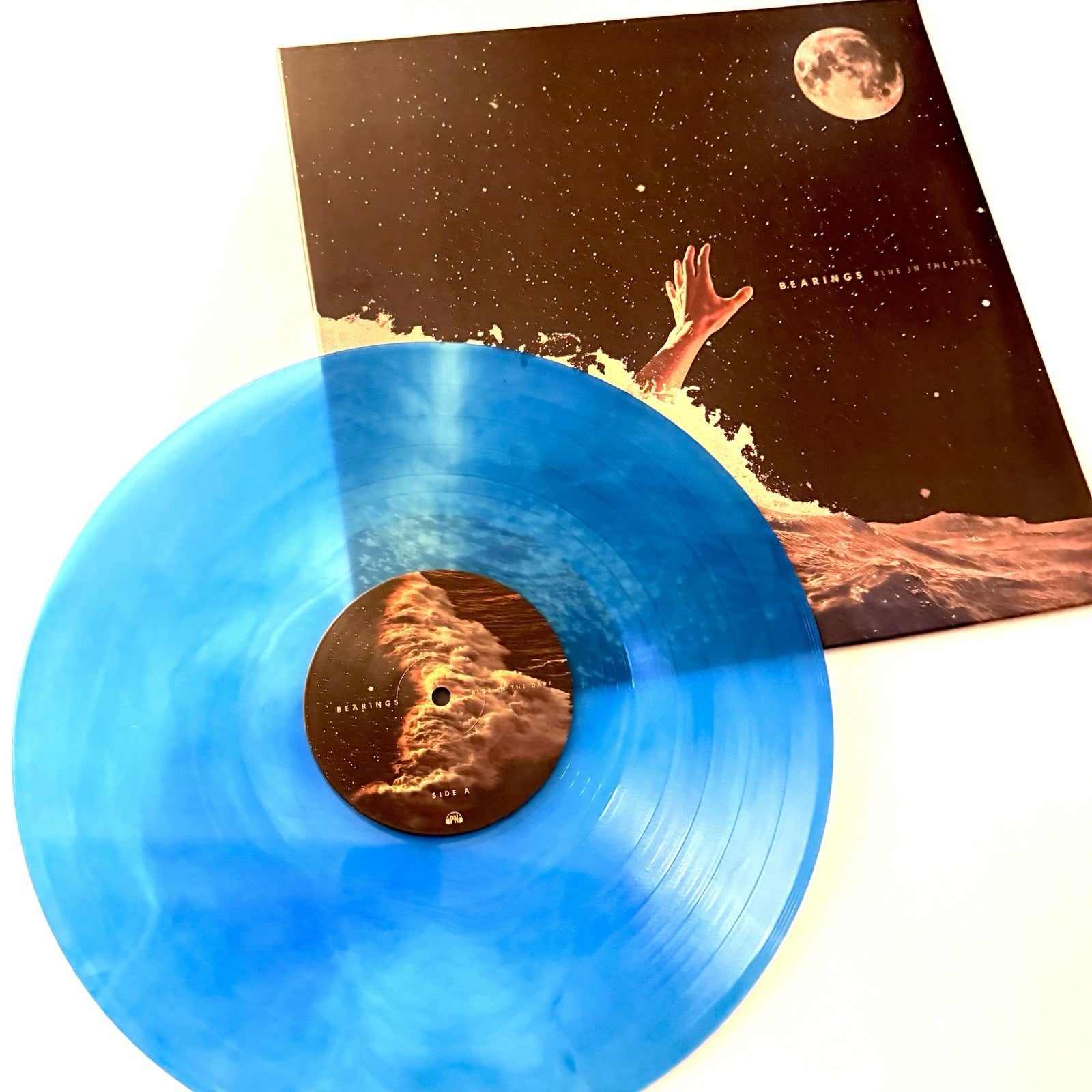 Bearings BLUE IN THE DARK. Color Vinyl LP Record NEW