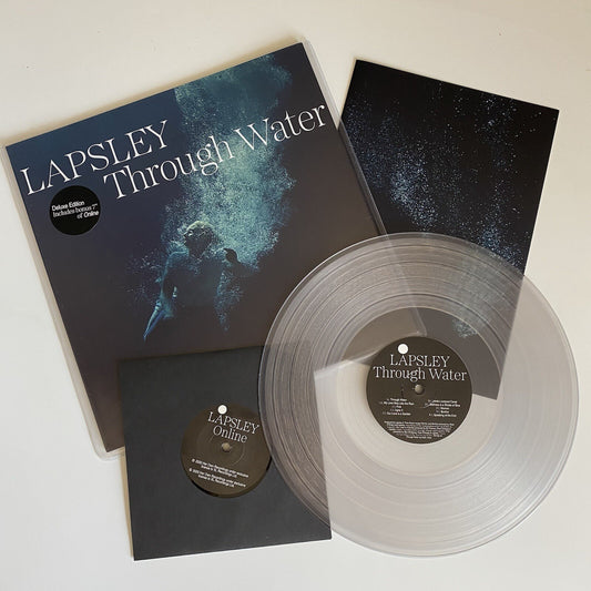 Lapsey THROUGH WATER Color Vinyl LP Record + 7" Limited Deluxe Edition NEW