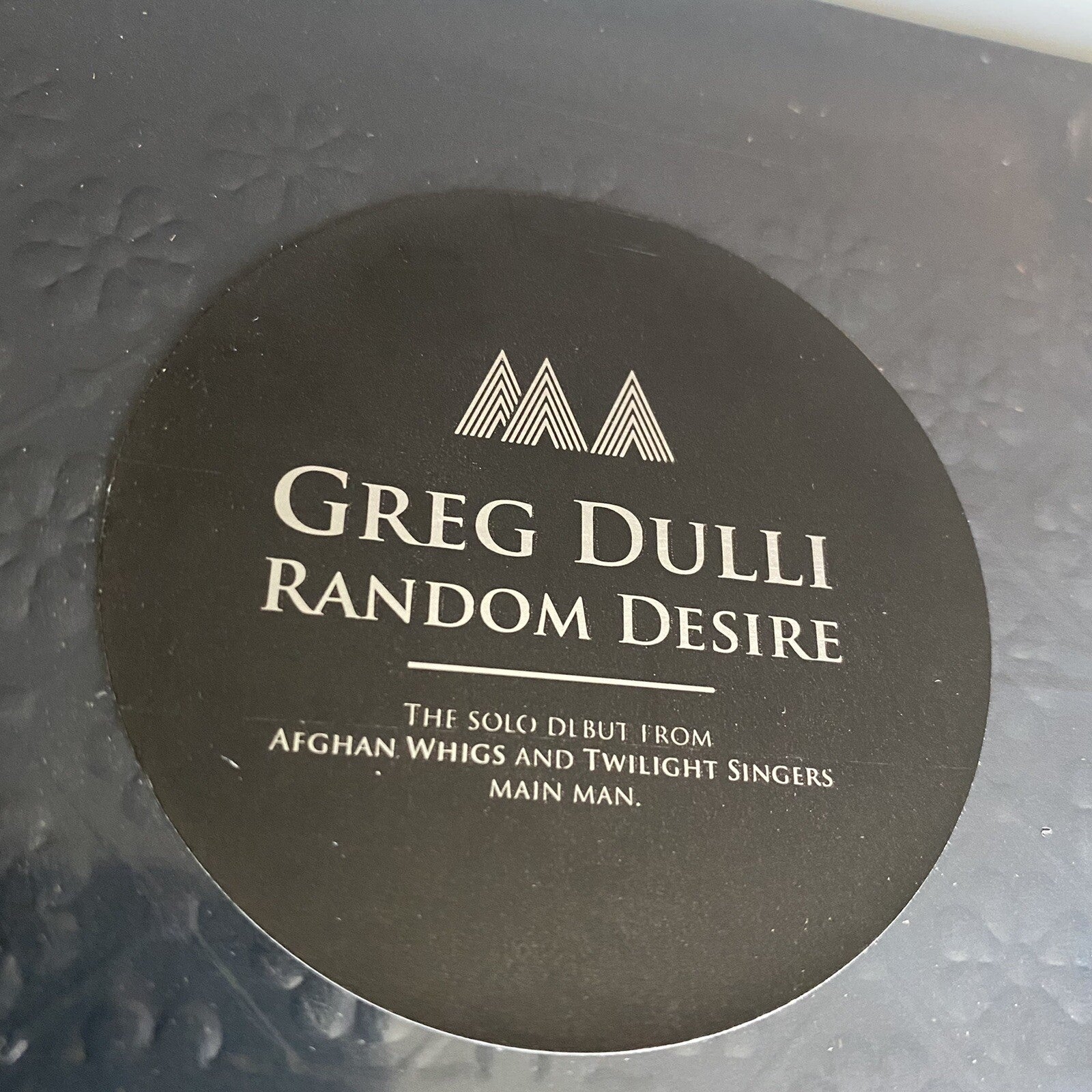 Greg Dulli RANDOM DESIRE Color Vinyl LP Record NEW Sealed