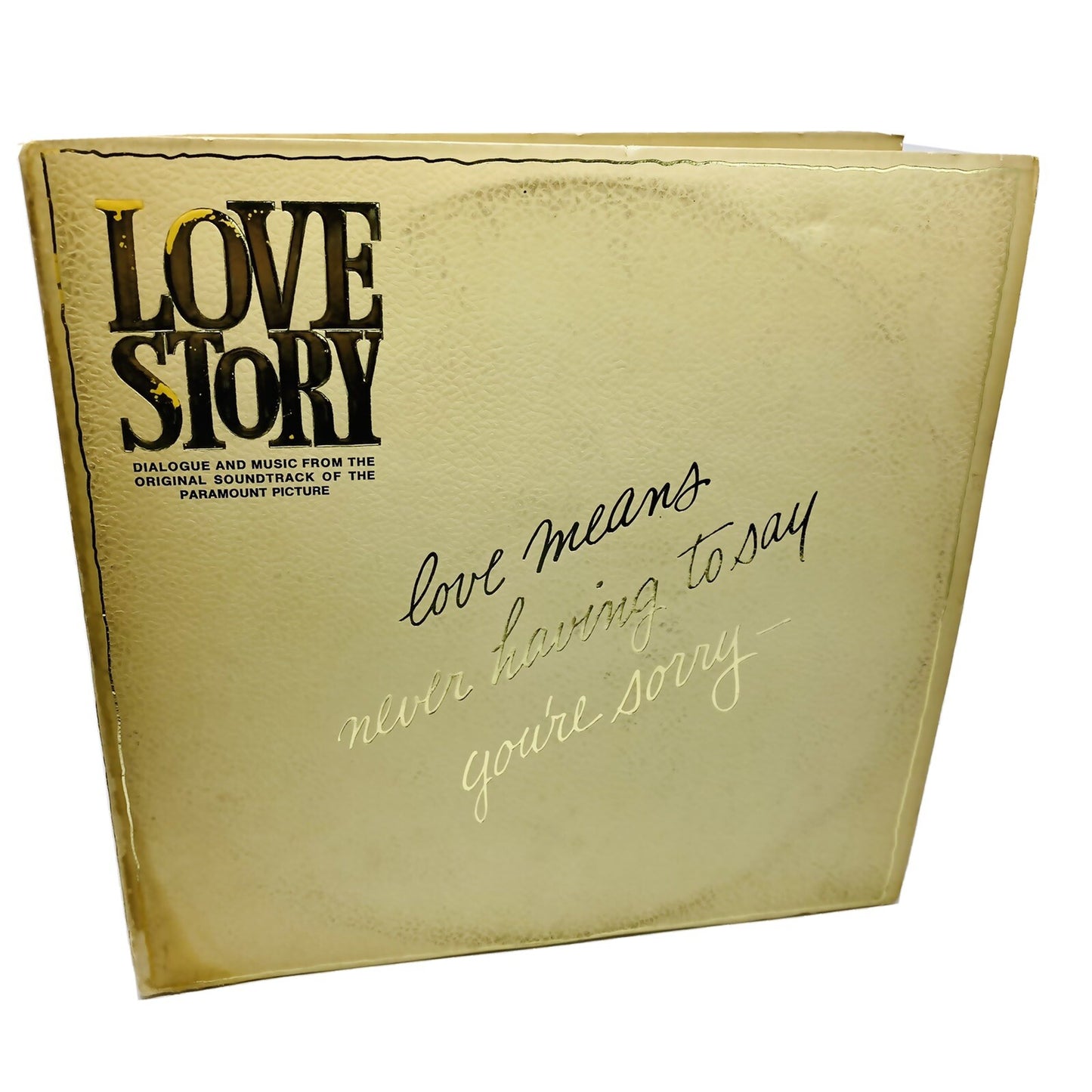 Love Story DIALOGUE AND MUSIC FROM MOVIE Vinyl 2xLP Record w/Ali MacGraw VG/VG+