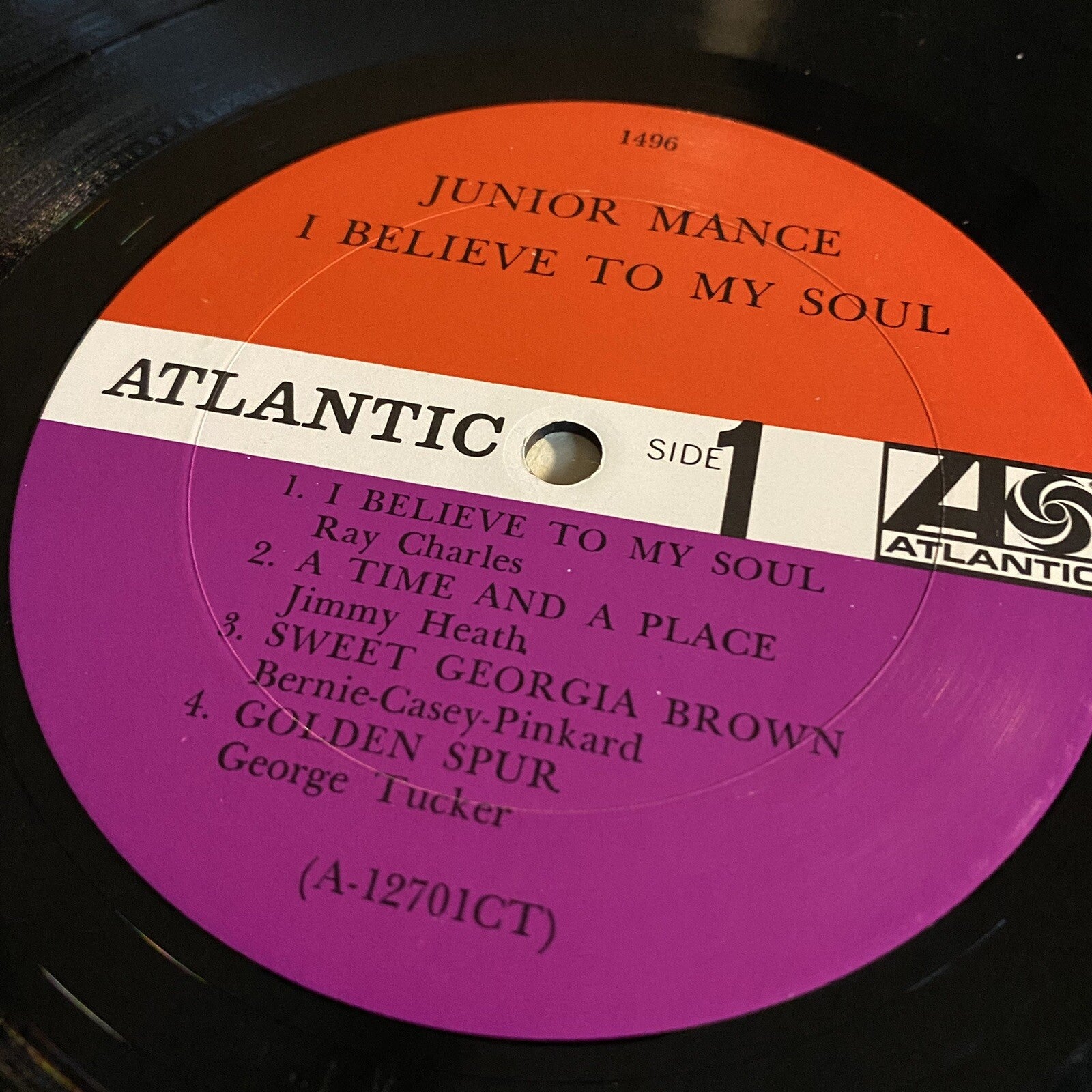 Junior Mance I BELIEVE TO MY SOUL Vinyl LP Record MONO VG+/VG