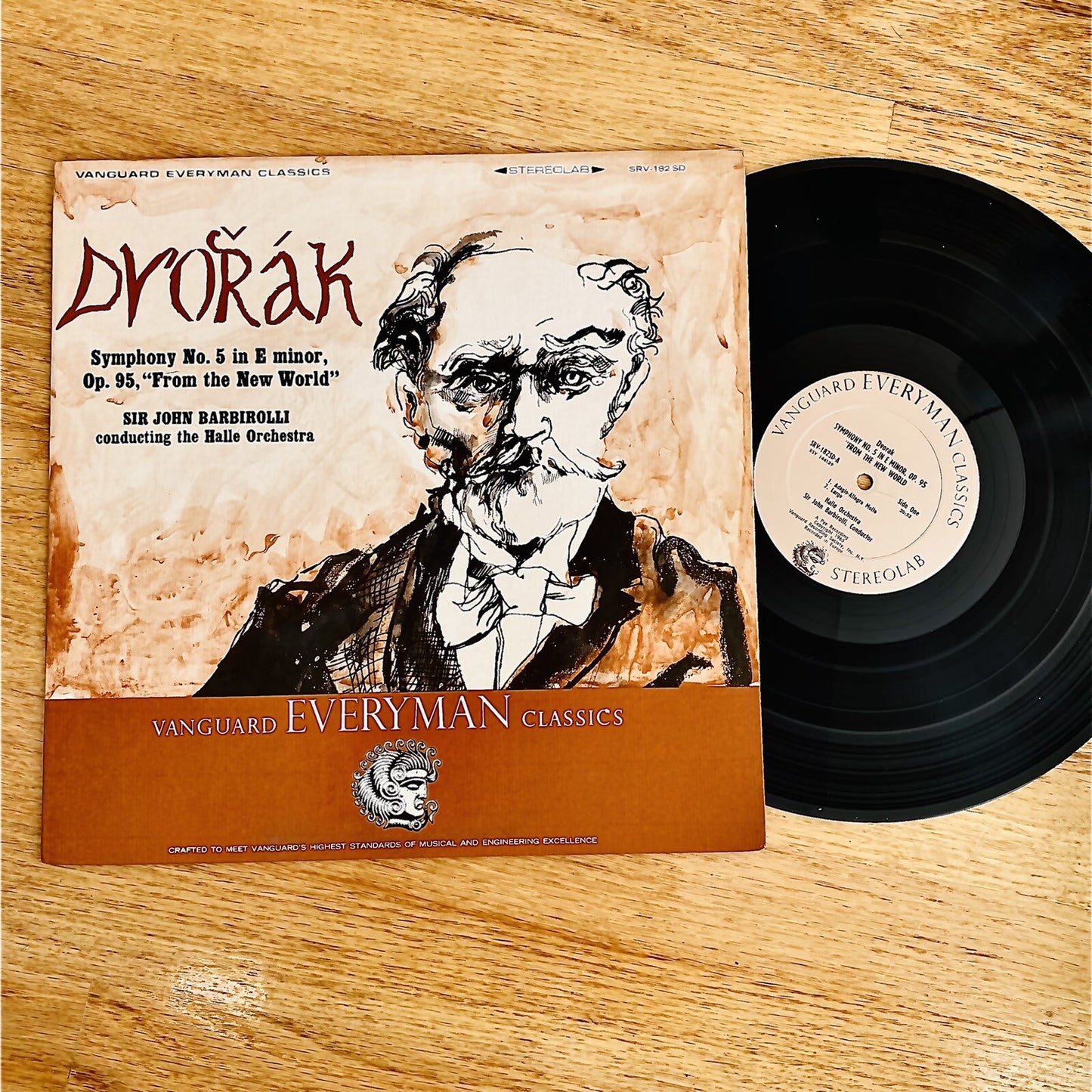 Dvorak SYMPHONY NO 5 IN E MINOR Sir John Barbirolli Conducts HALLE ORCHESTRA VG+