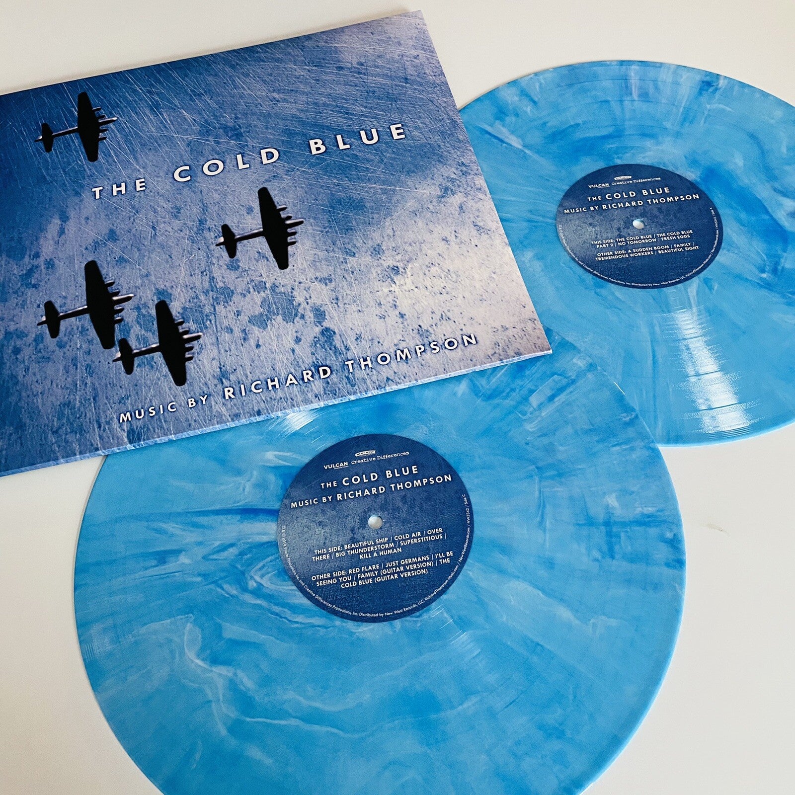 Richard Thompson THE CODE BLUE Soundtrack COLOR VINYL LP RECORD New