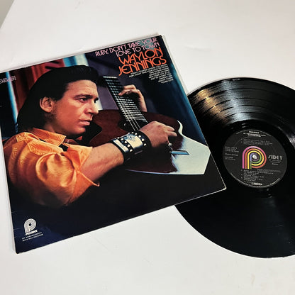 Waylon Jennings RUBY DON'T TAKE YOUR LOVE TO TOWN Vinyl LP Record VG+