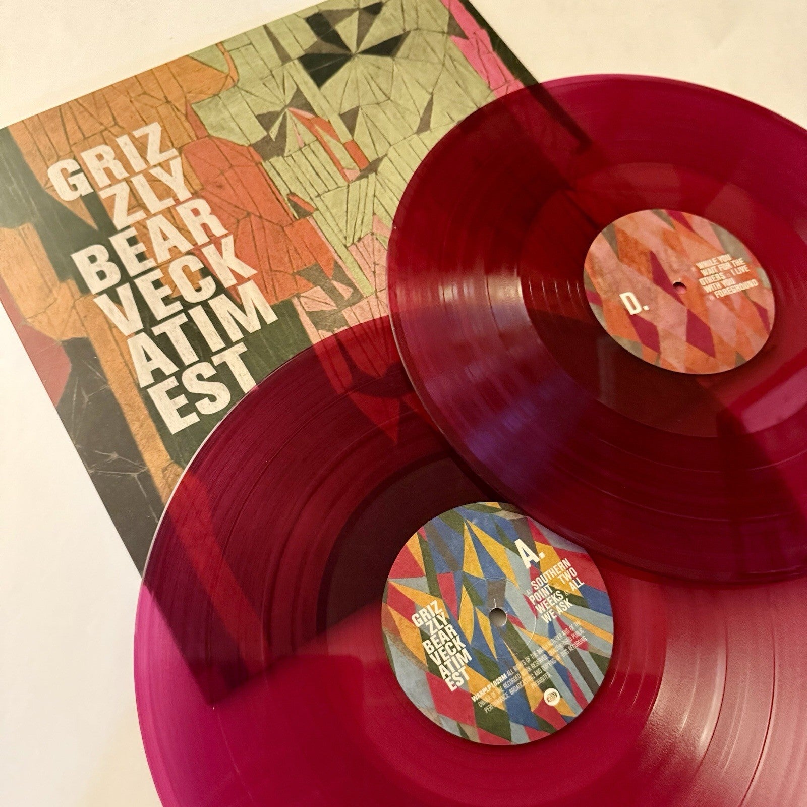 Grizzly Bear VECKATIMEST Color Vinyl 2xLP Record NEW