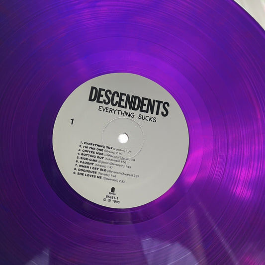 Descendents EVERYTHING SUCKS Color Vinyl LP 180g Record UNPLAYED