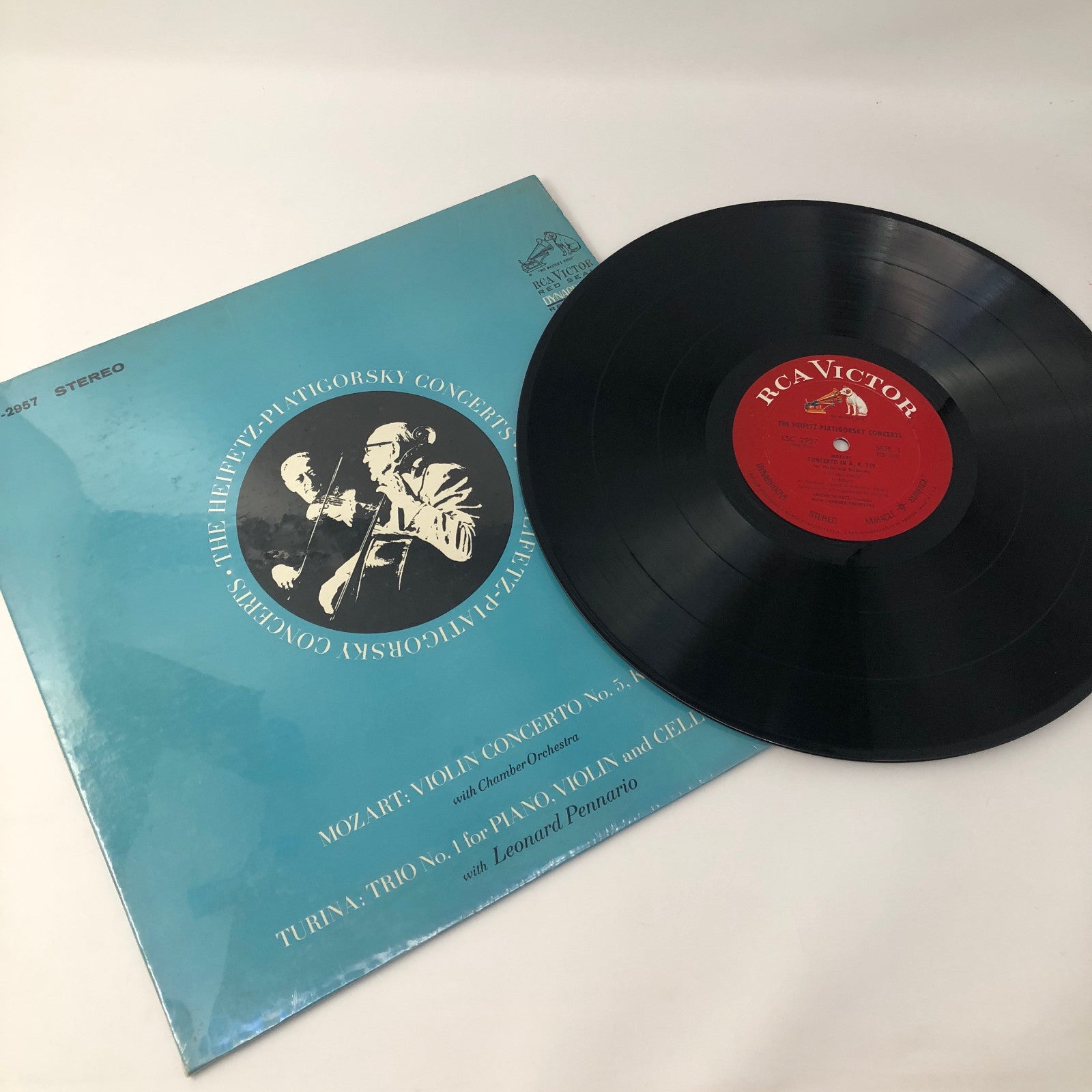 Mozart, Turina, Heifetz, Leonard Pennario—The Heifetz–Piatig Concerts