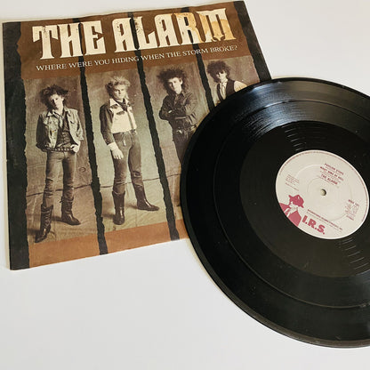 The Alarm - Where Were You Hiding When The Storm Broke 12" VG+ IRSX 101 UK 45