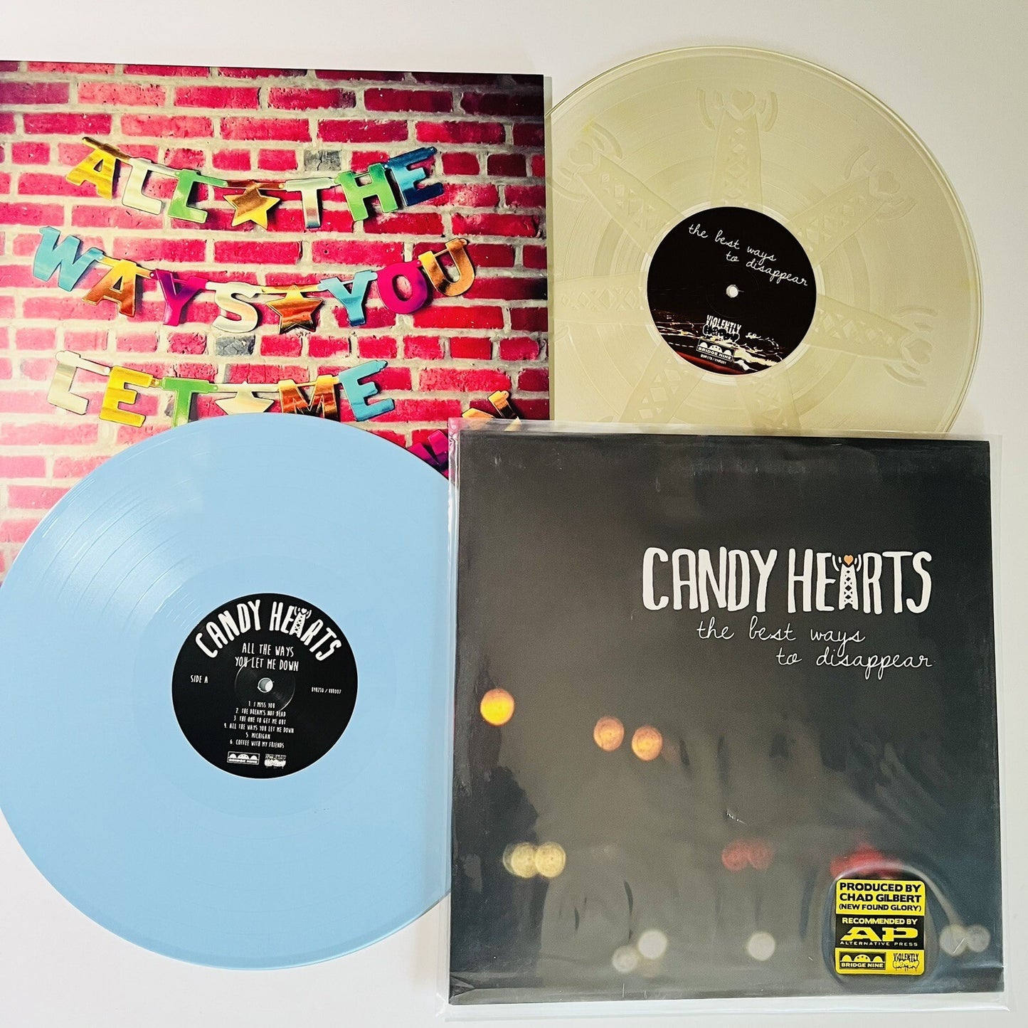 Candy Hearts ALL THE WAYS + THE BEST WAYS Color Vinyl LP Record M Unplayed