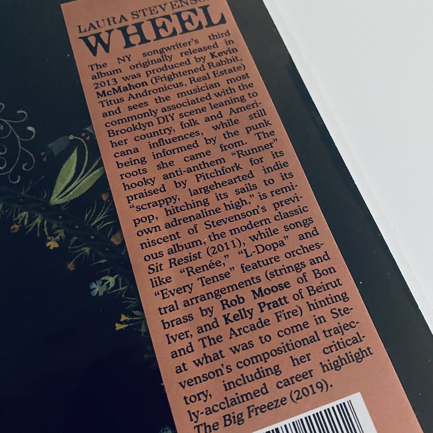 Laura Stevenson WHEEL Vinyl LP Record NEW M