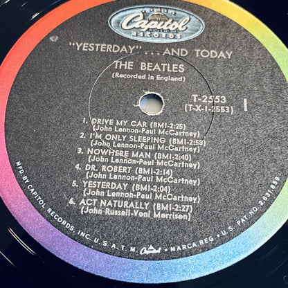 Beatles YESTERDAY AND TODAY Vinyl LP Record SCRANTON 1ST PRESSING Mono VG