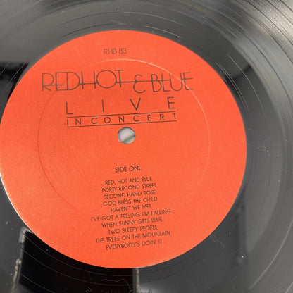 Red Hot & Blue LIVE IN CONCERT ‘82-‘83 Vinyl LP Record JAZZ VOCAL VG+