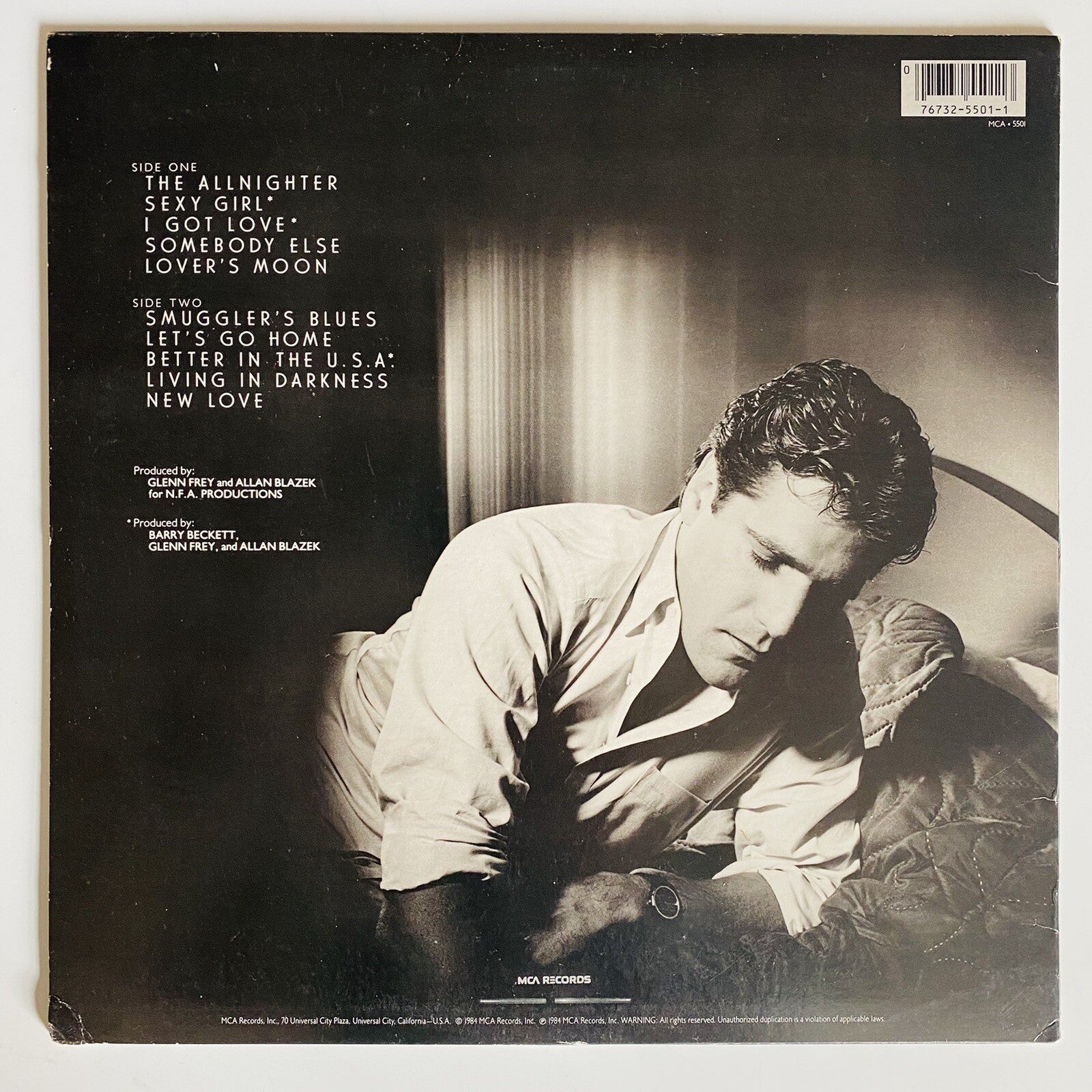 Glenn Frey + Don Henley ALLNIGHTER + CAN’T STAND STILL Solo Vinyl Records EX/VG+