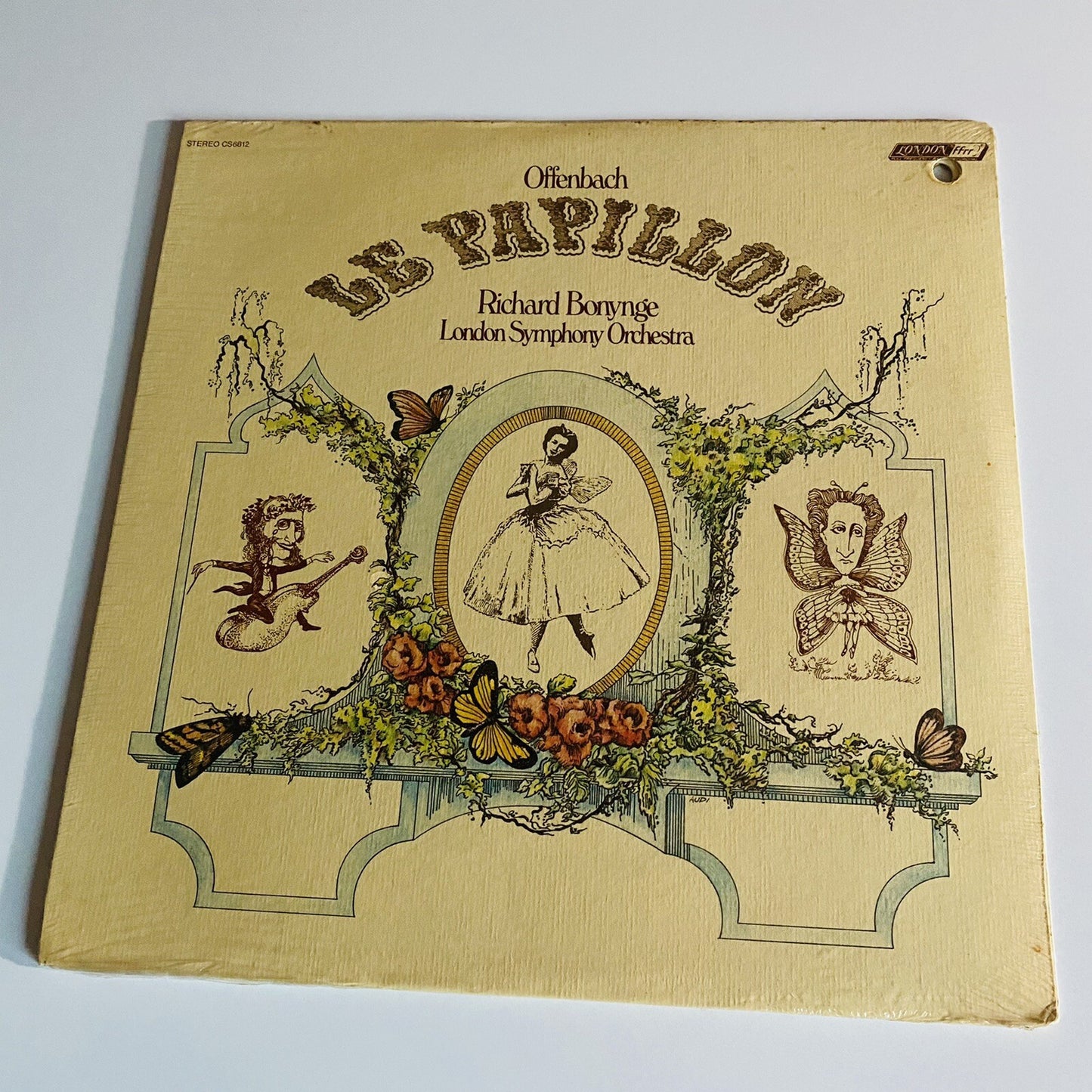 Offenbach LA PAPILLON Vinyl LP Record RICHARD BONYNGE London Symphony SEALED