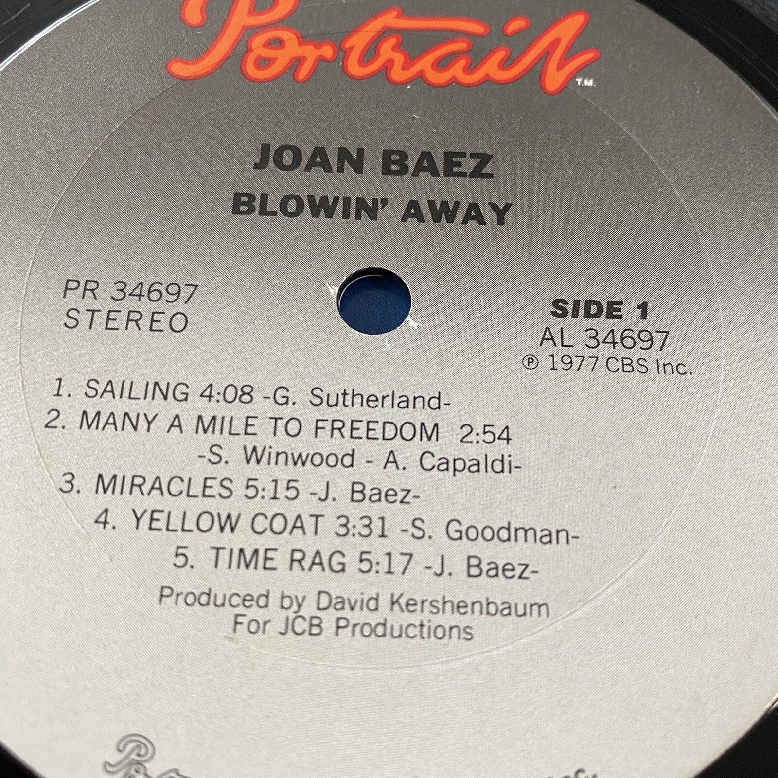 Joan Baez HITS/GREATEST & OTHERS +  BLOWIN’ AWAY Vinyl LP Redords VG+