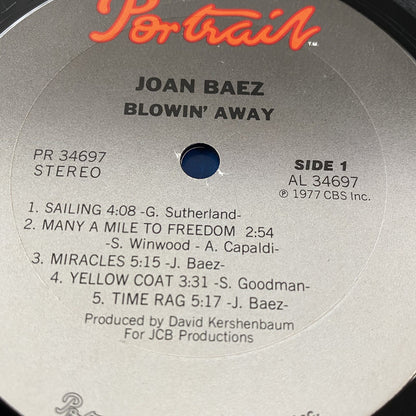 Joan Baez HITS/GREATEST & OTHERS +  BLOWIN’ AWAY Vinyl LP Redords VG+