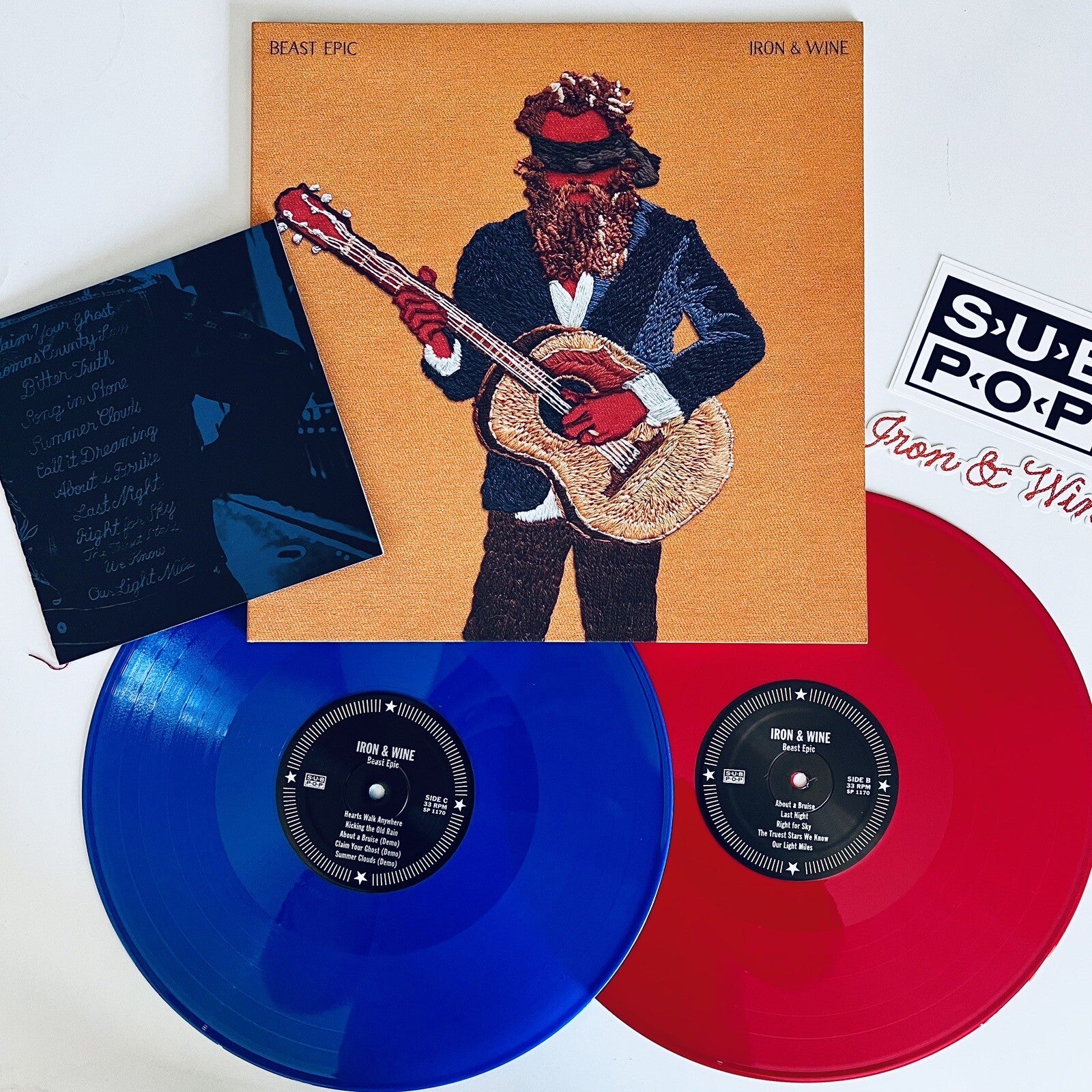 iron & Wine BEAST EPIC Color Vinyl 2xLP Record DELUXE EDITION NM Unplayed