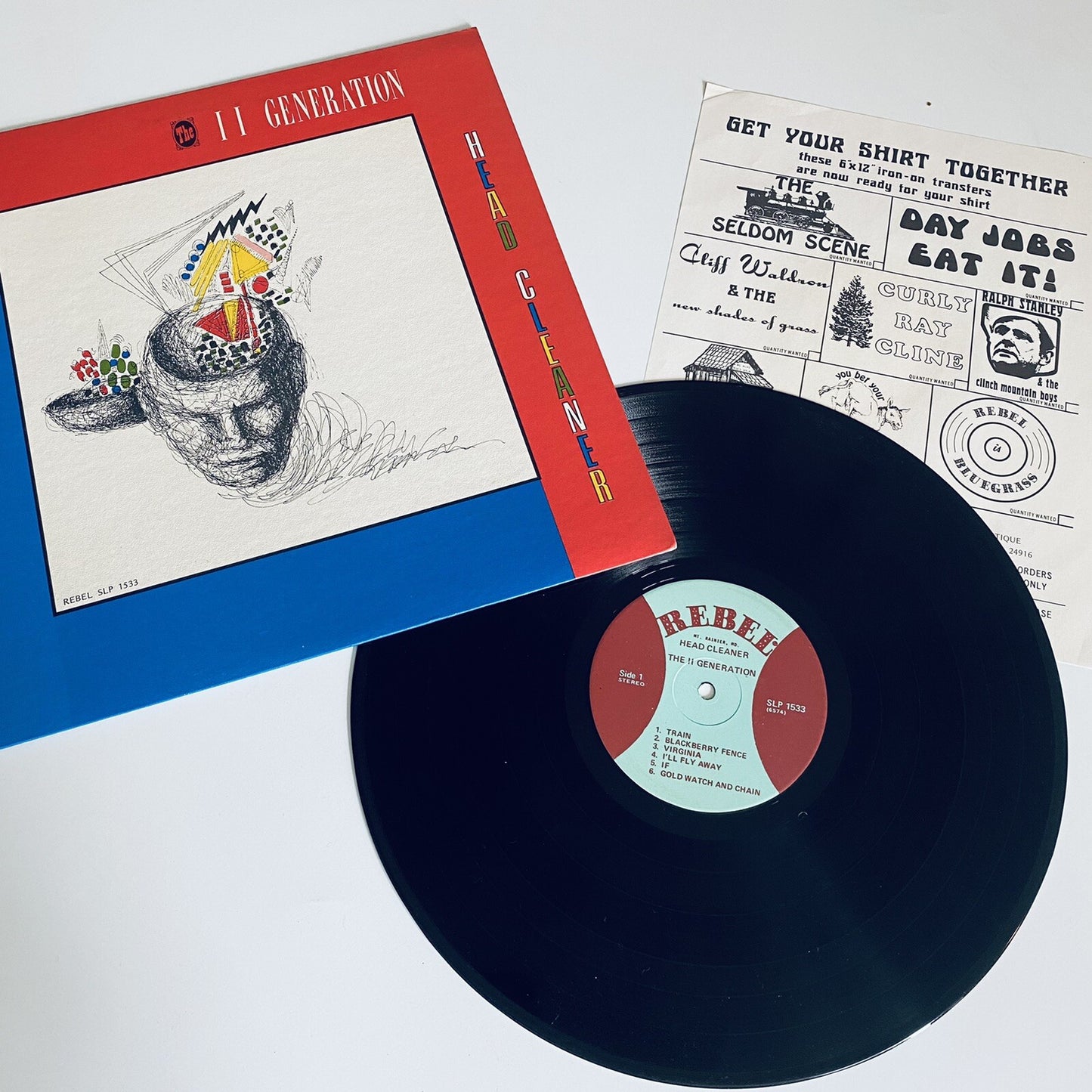 The II Generation HEAD CLEANER Vinyl LP Record 1974 Complete w/insert VG+