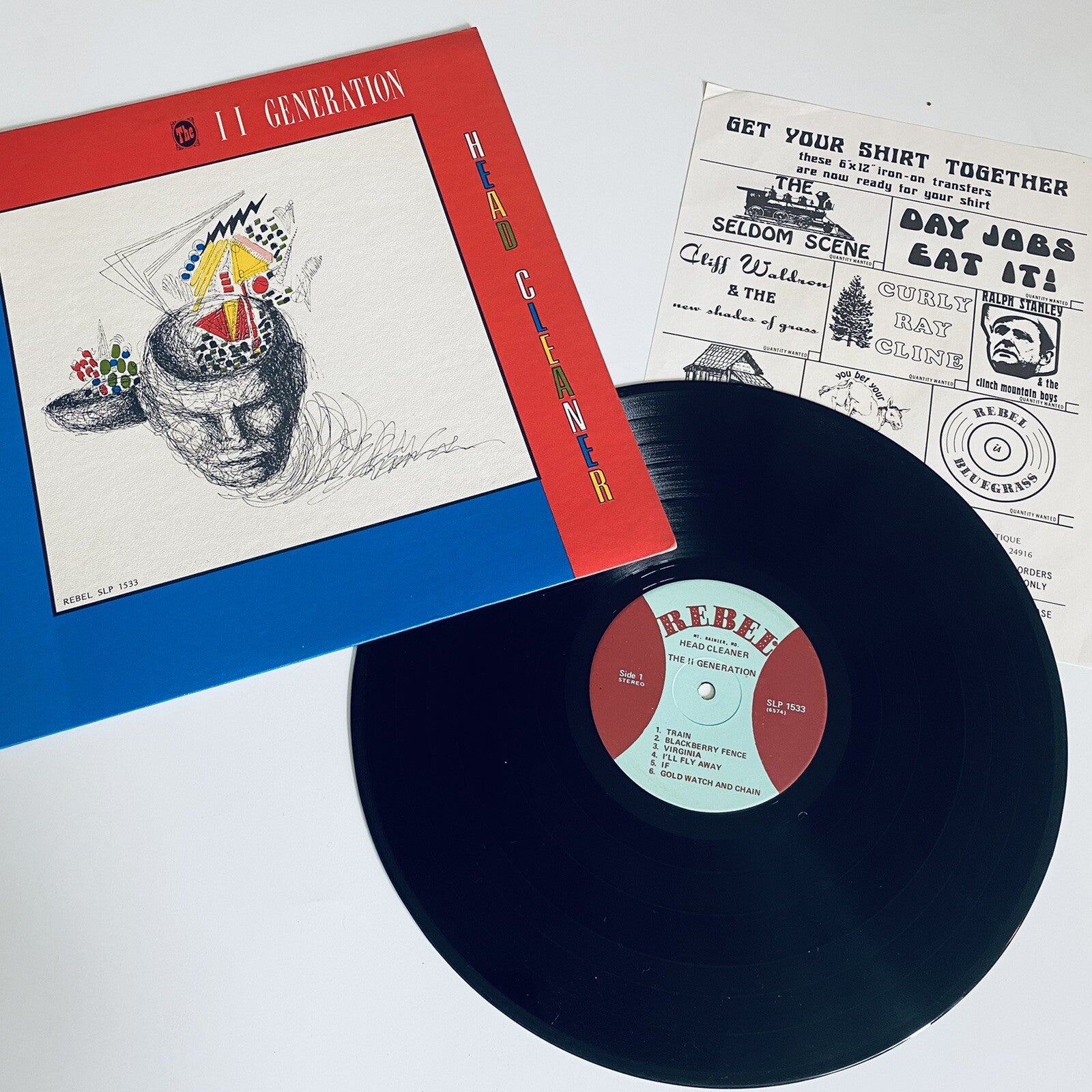 The II Generation HEAD CLEANER Vinyl LP Record 1974 Complete w/insert VG+
