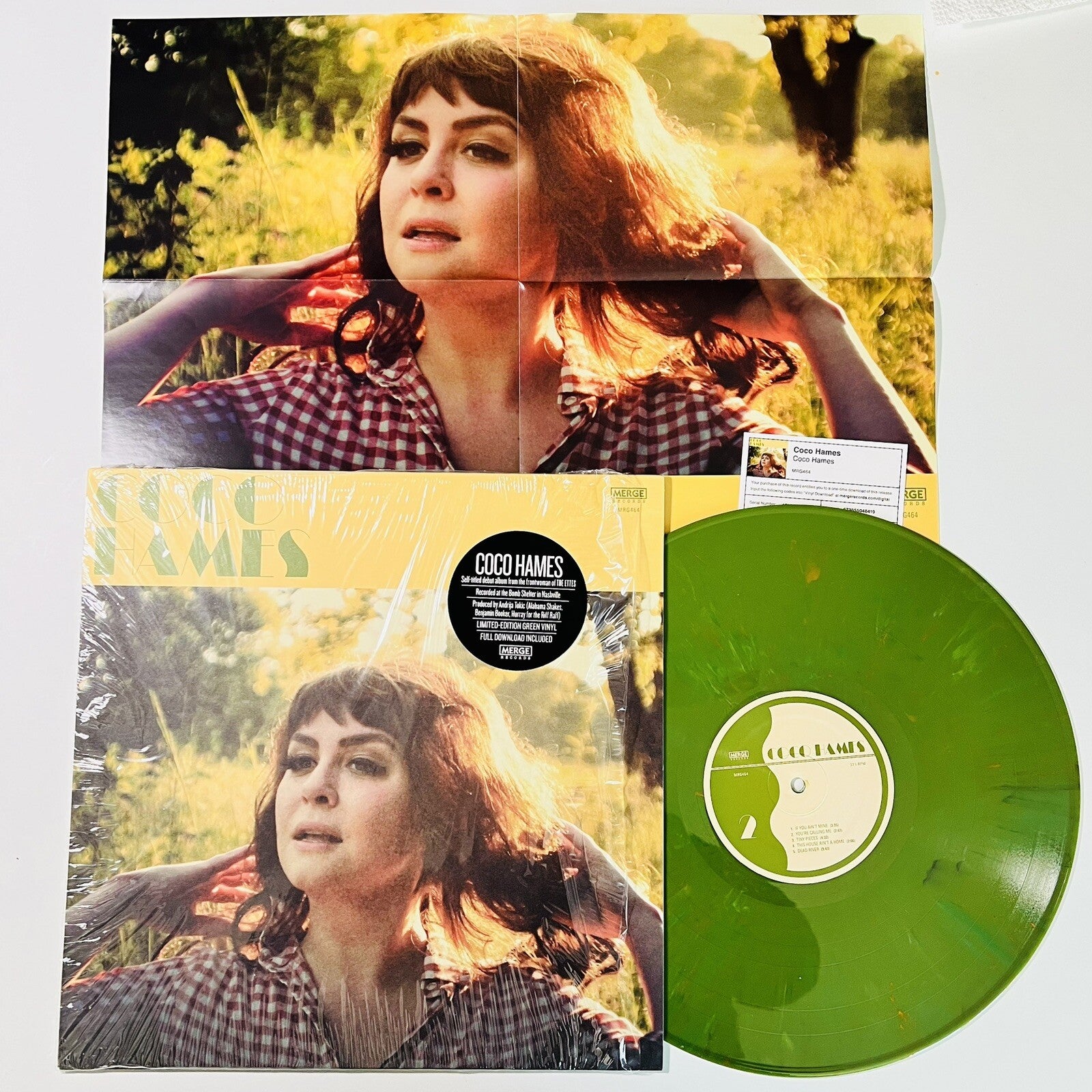 Coco Hames COCO HAMES Color Vinyl LP Record UNPLAYED Mint