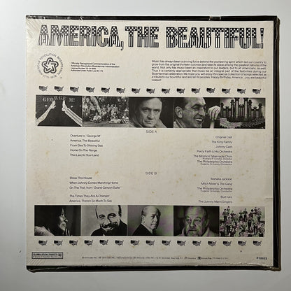 America, The Beautiful VARIOUS ARTISTS Vinyl LP Record JOHNNY CASH B Ives SEALED