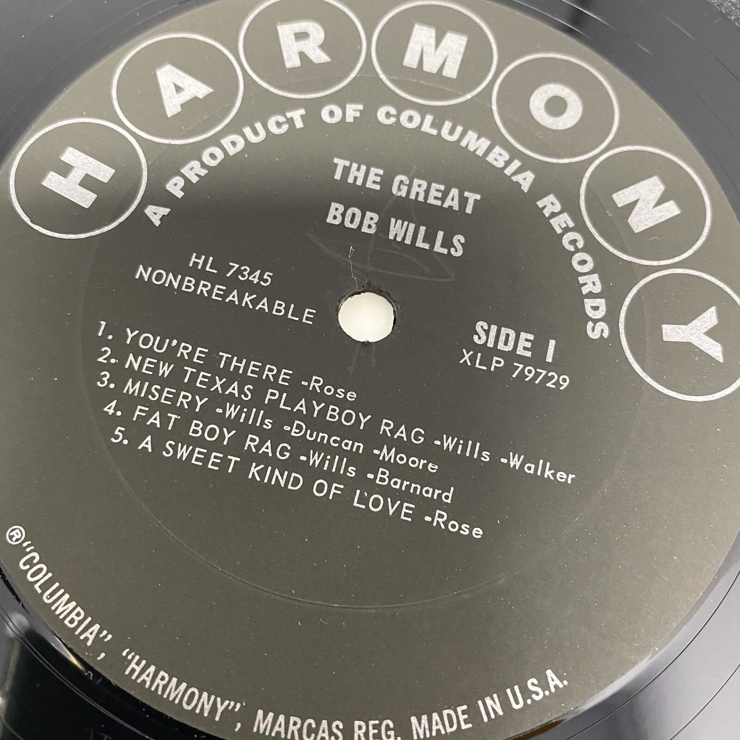 THE GREAT BOB WILLIS Vinyl LP Record VG+ 