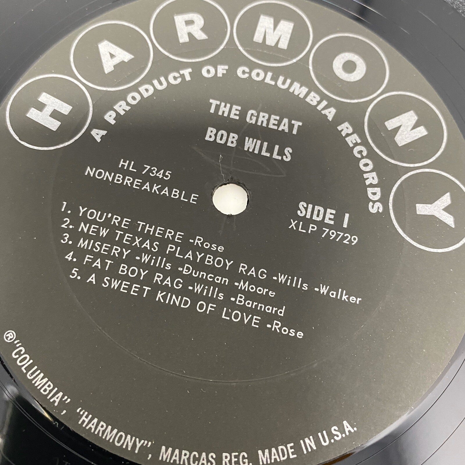 THE GREAT BOB WILLIS Vinyl LP Record VG+ 