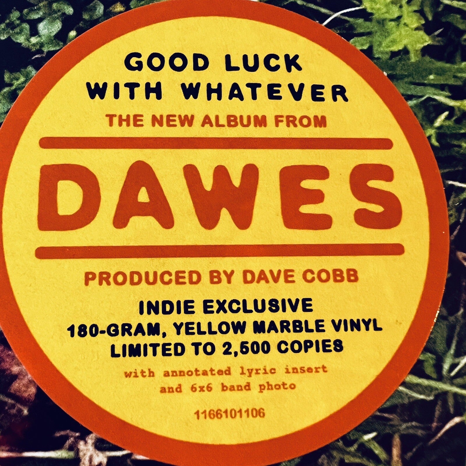 Dawes GOOD LUCK WITH WHATEVER Color Vinyl 180g Lp Record NEW Sealed