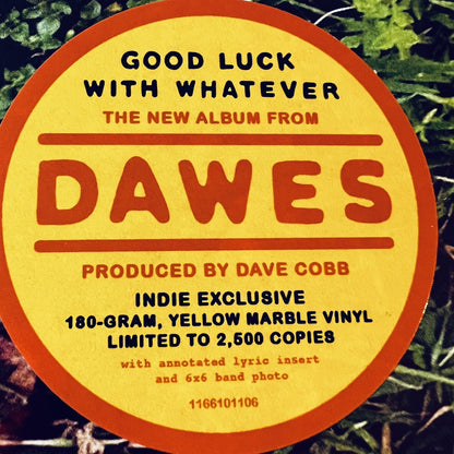Dawes GOOD LUCK WITH WHATEVER Color Vinyl 180g Lp Record NEW Sealed