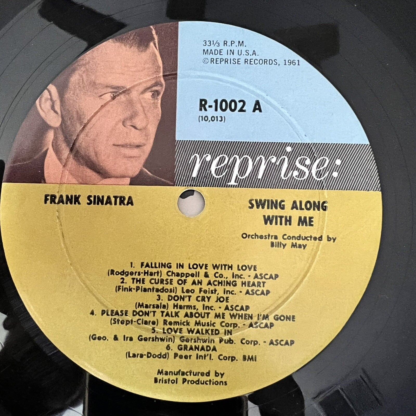 Frank Sinatra SWING ALONG WITH ME + LIKE NEVER BEFORE Vinyl LP Record VG+