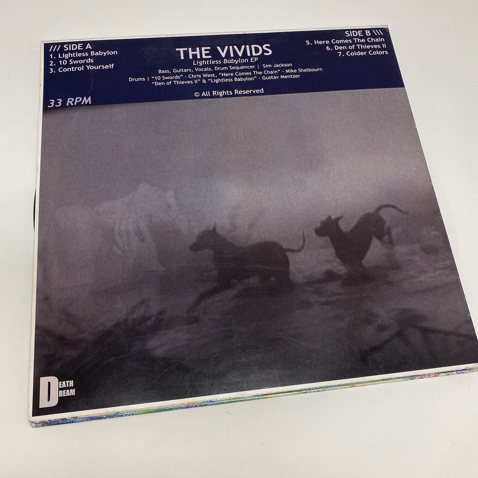 The Vivids LIGHTLESS BABYLON Vinyl LP Record VG+