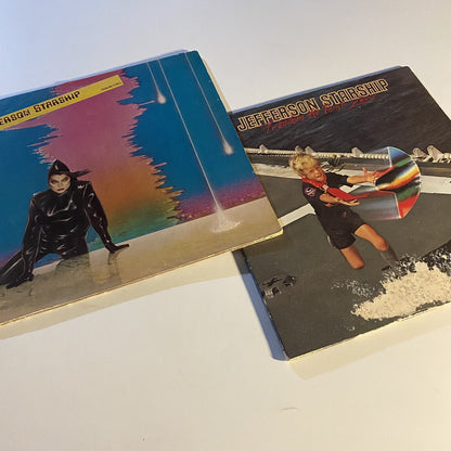 Jefferson Starship MODERN TIMES + FREEDOM POINT ZERO Vinyl LP Record VG+/G+