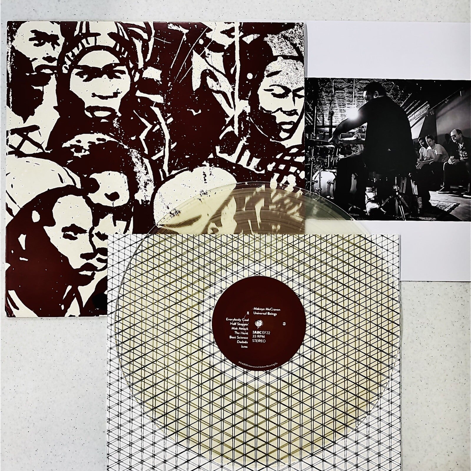 Makaya McCraven UNIVERSAL BEINGS E&F SIDES New Vinyl LP Record CLEAR RUST COLOR