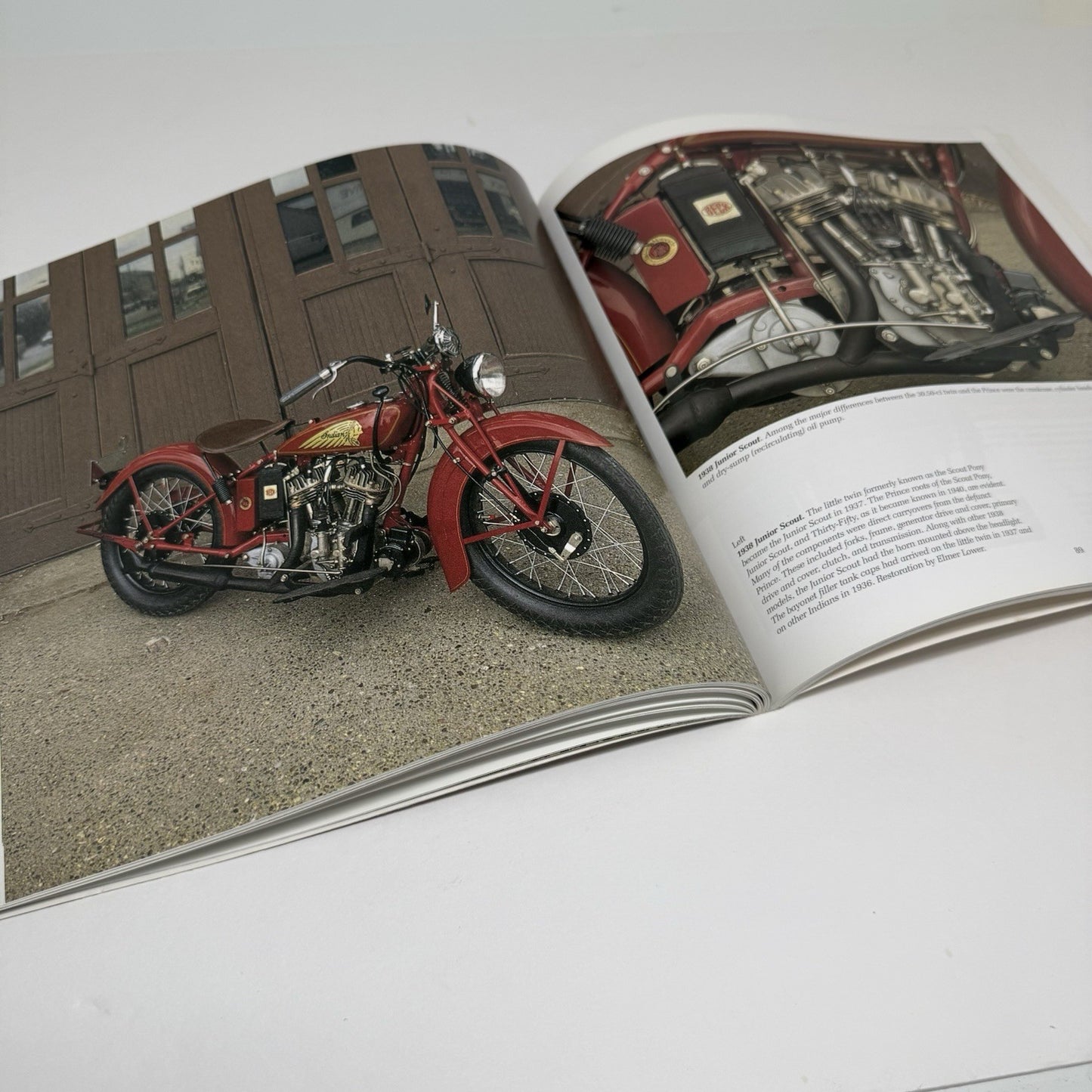 INDIAN MOTORCYCLES by J. Hatfield, H. Halberstadt  SIFT BOOK, Excenllent Cond.