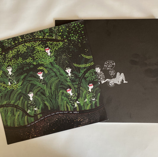 WOELV Tout Seul Dans La Forêt VINYL LP RECORD with Book K Records NM