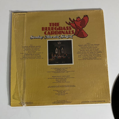 THE BLUEGRASS CARDINALS Sunday Mornin' Singin’ VINYL LP RECORD VG+