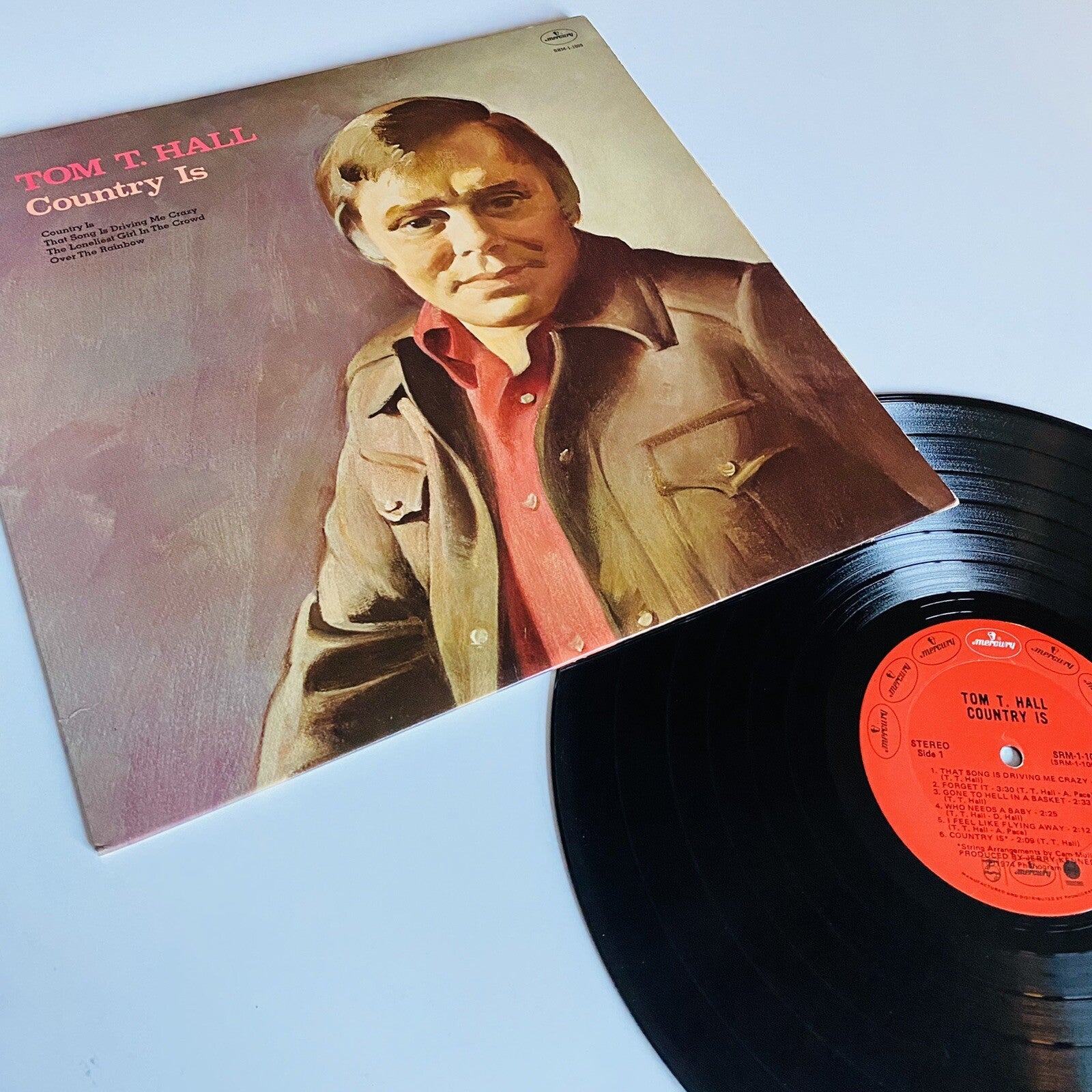 Tom T. Hall COUNTRY IS Vinyl LP Record 1974 VG+