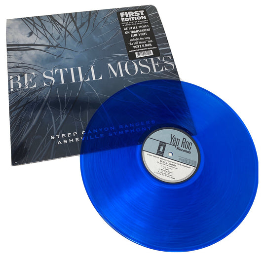 STEEP CANYON RANGERS Asheville Symphony BE STILL MOSES Vinyl LP blue Record + DL
