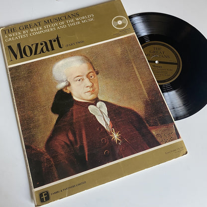 THE GREAT MUSICIANS 10” Vinyl Series w/books MOZART, HAYDN, BRAHMS VG+