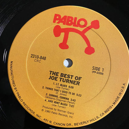 Joe Turner BEST OF Vinyl LP Record VG+